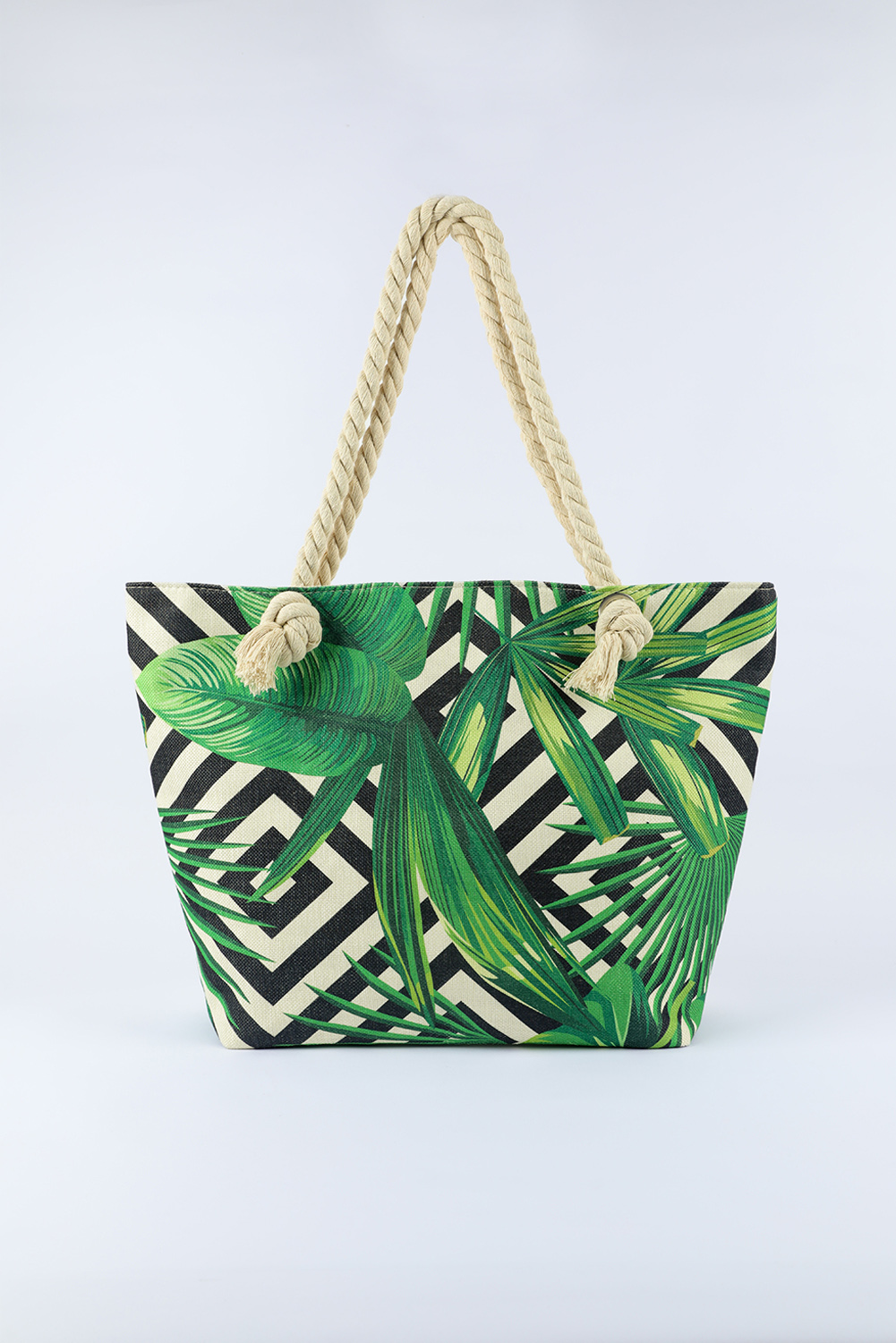 Dropshipping Tropical Plant Print Large Tote BAG Oversized BEACH Tote