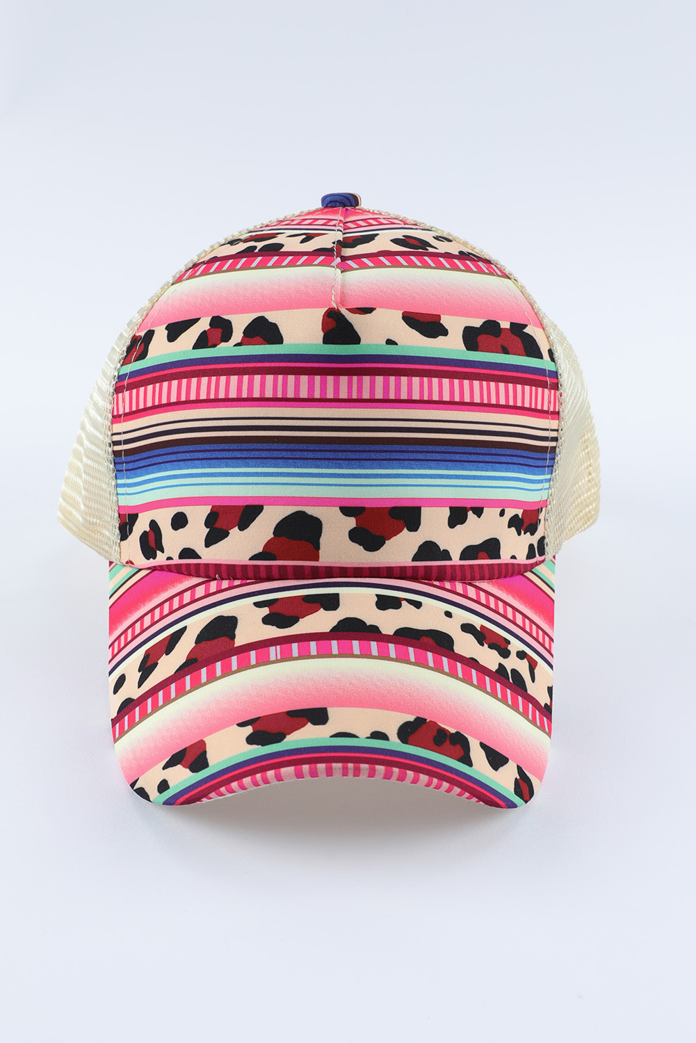 Dropshipping Multicolor Casual Stripe Leopard Print HAT