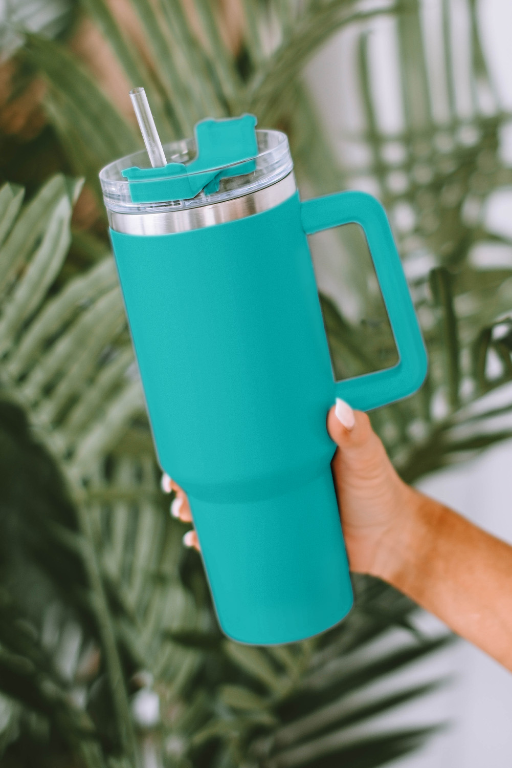 Shewin Wholesale Green 304 Stainless Steel Insulated Tumbler MUG With Straw