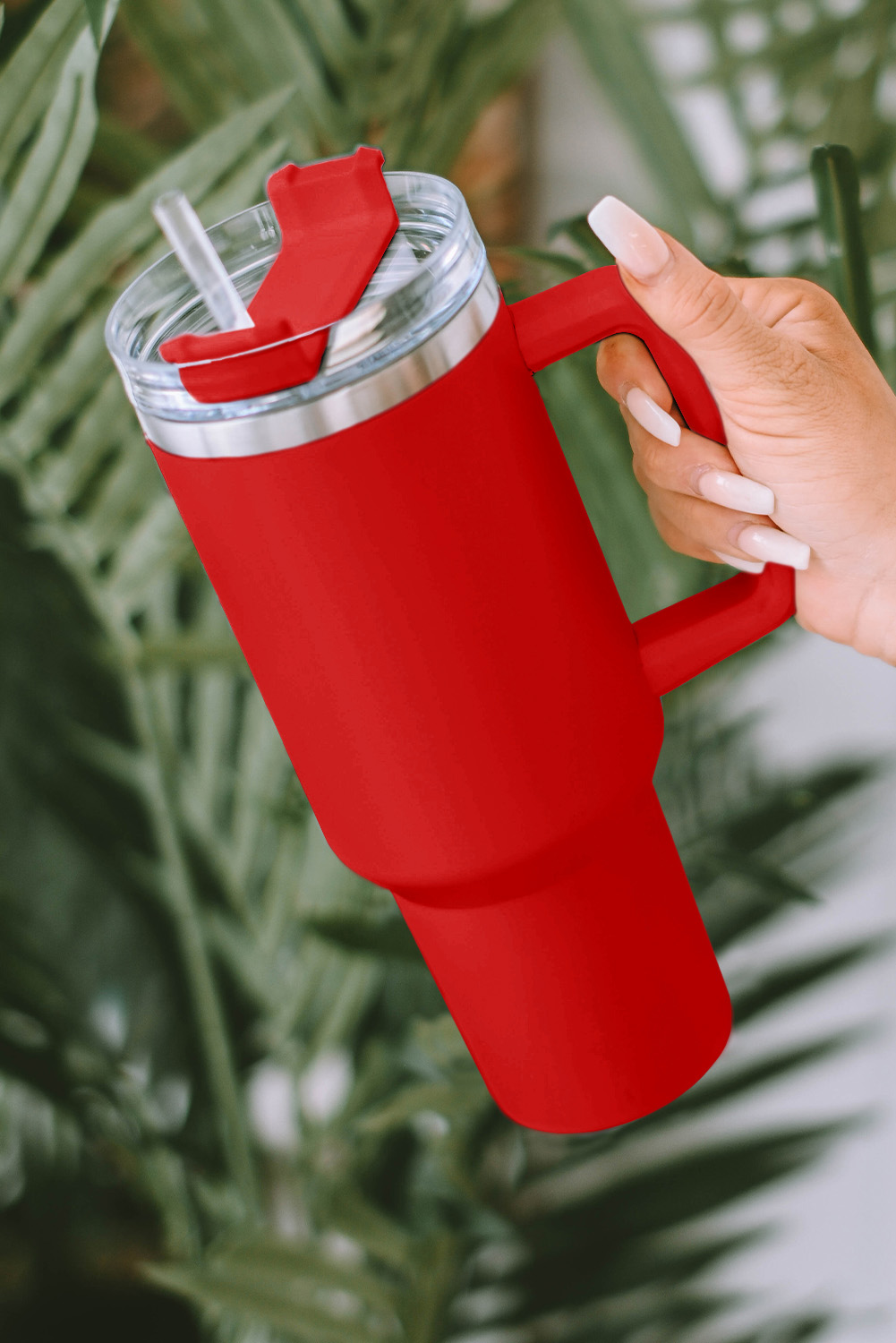 Wholesale Red 304 Stainless Steel Insulated Tumbler MUG With Straw