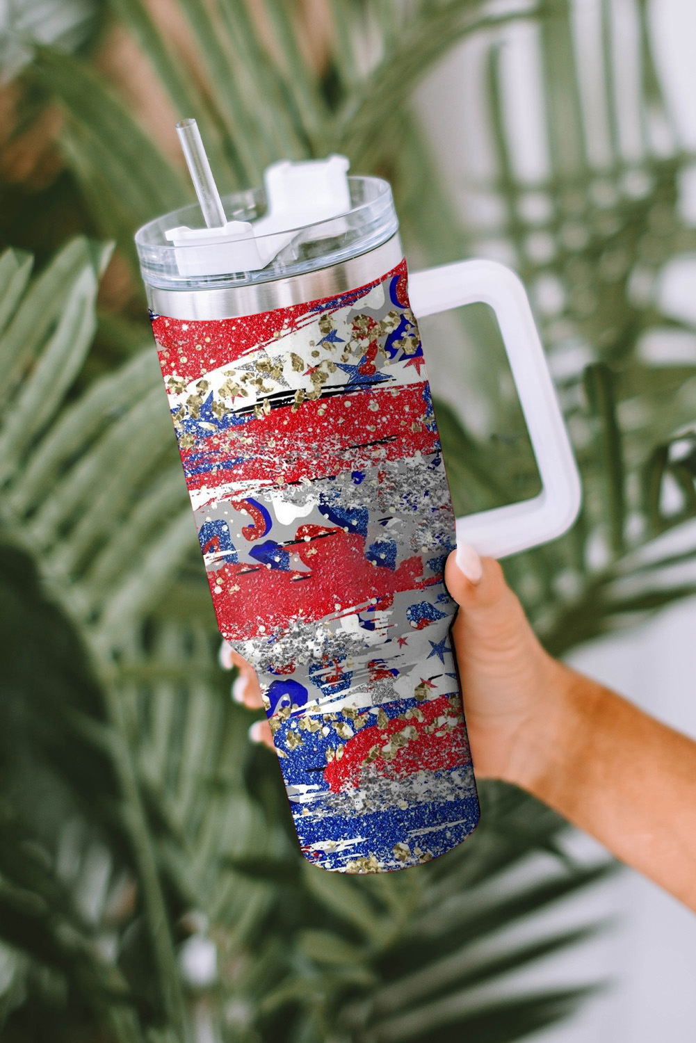 Wholesale Multicolor 304 Independence Day American Flag Stainless Insulated Tumbler MUG
