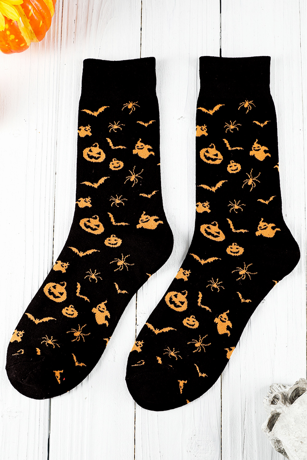 Black Spooky Season Funny Halloween SOCKS