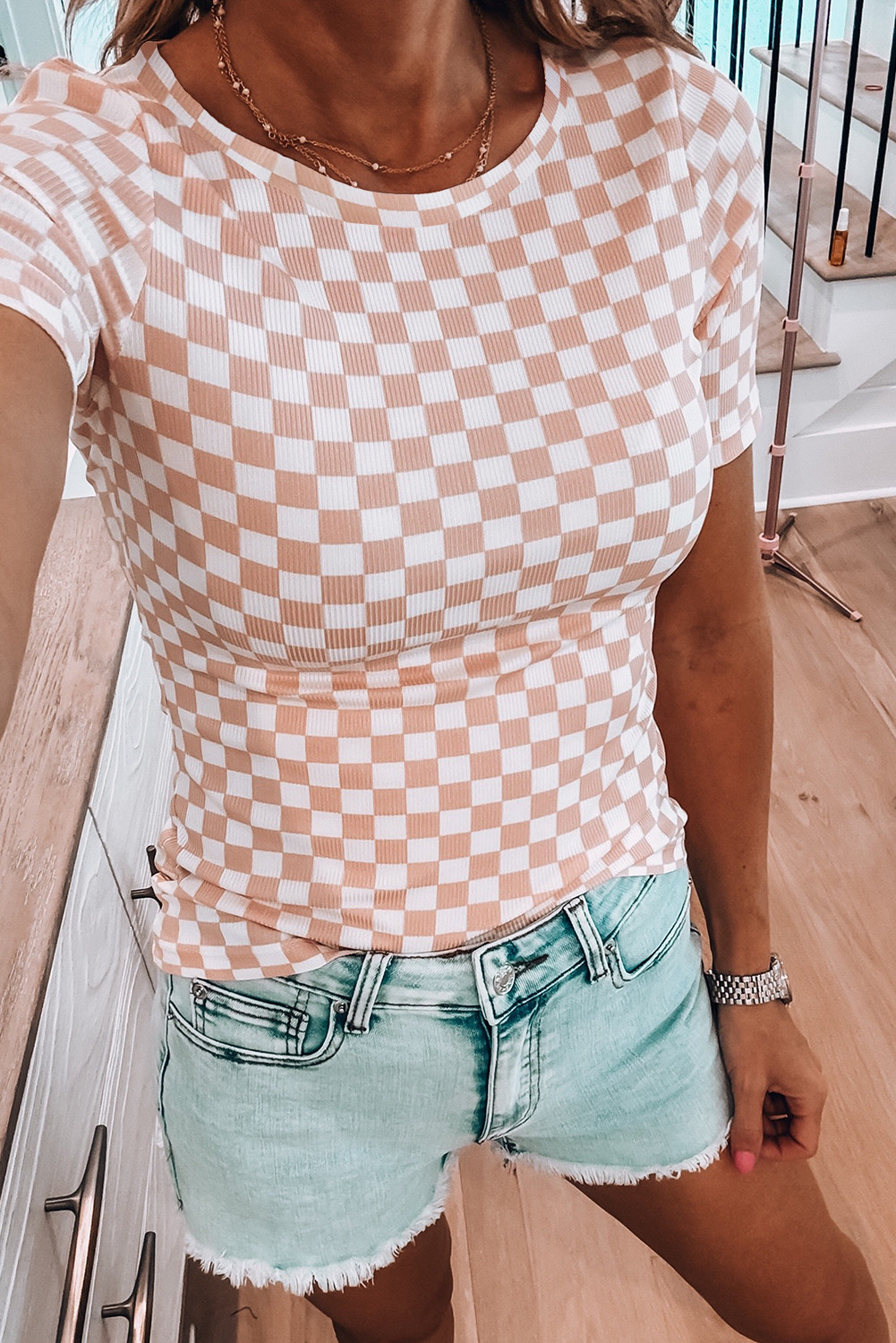 checkered t shirts wholesale