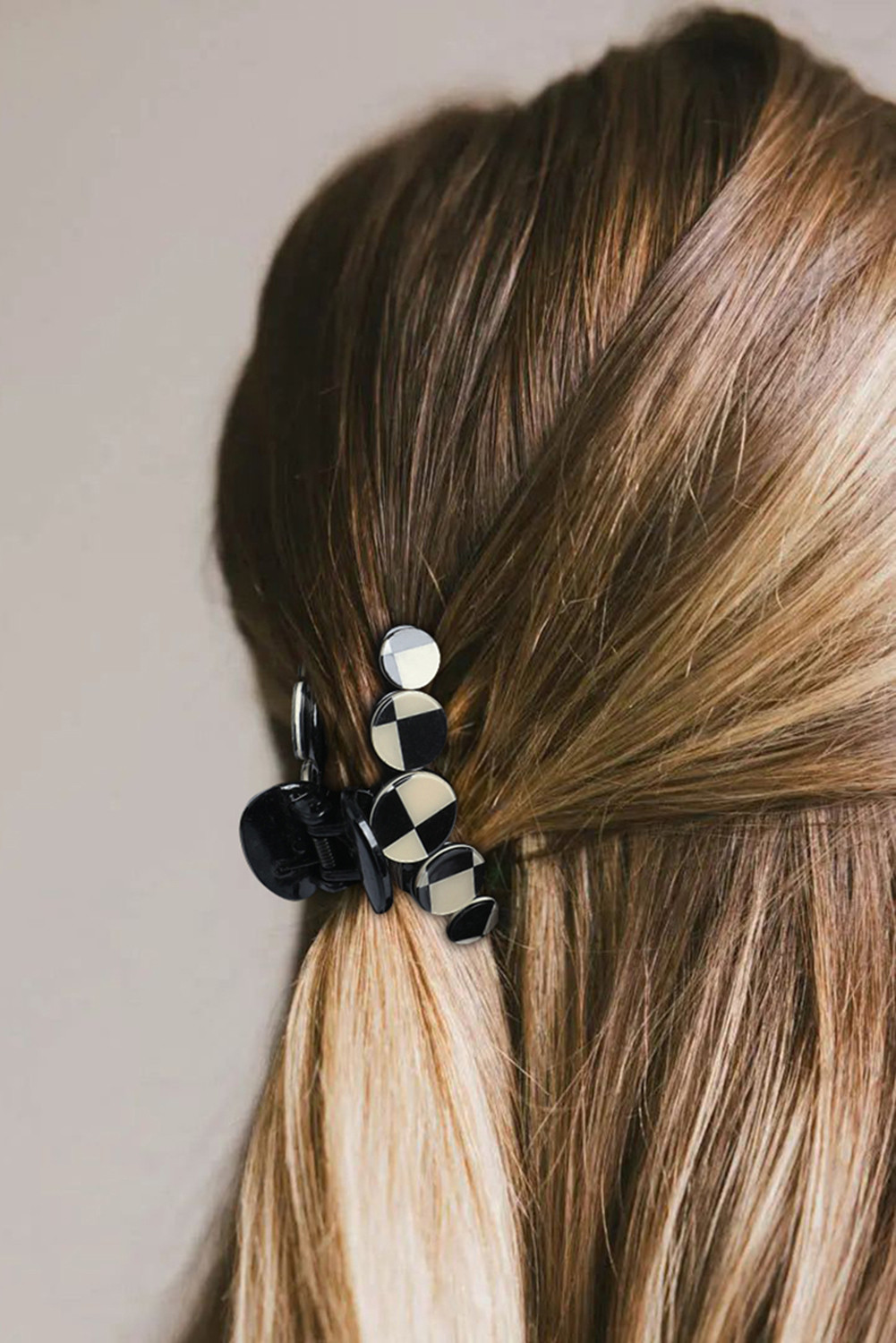 wholesale checkered hair clips