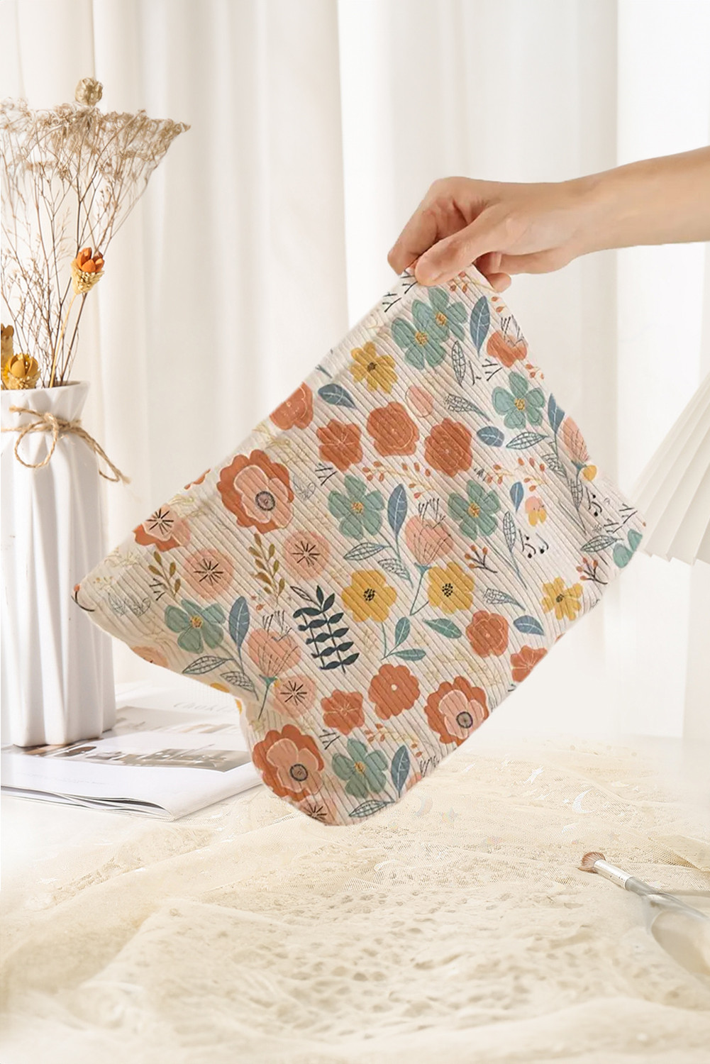 wholesale corduroy makeup bags