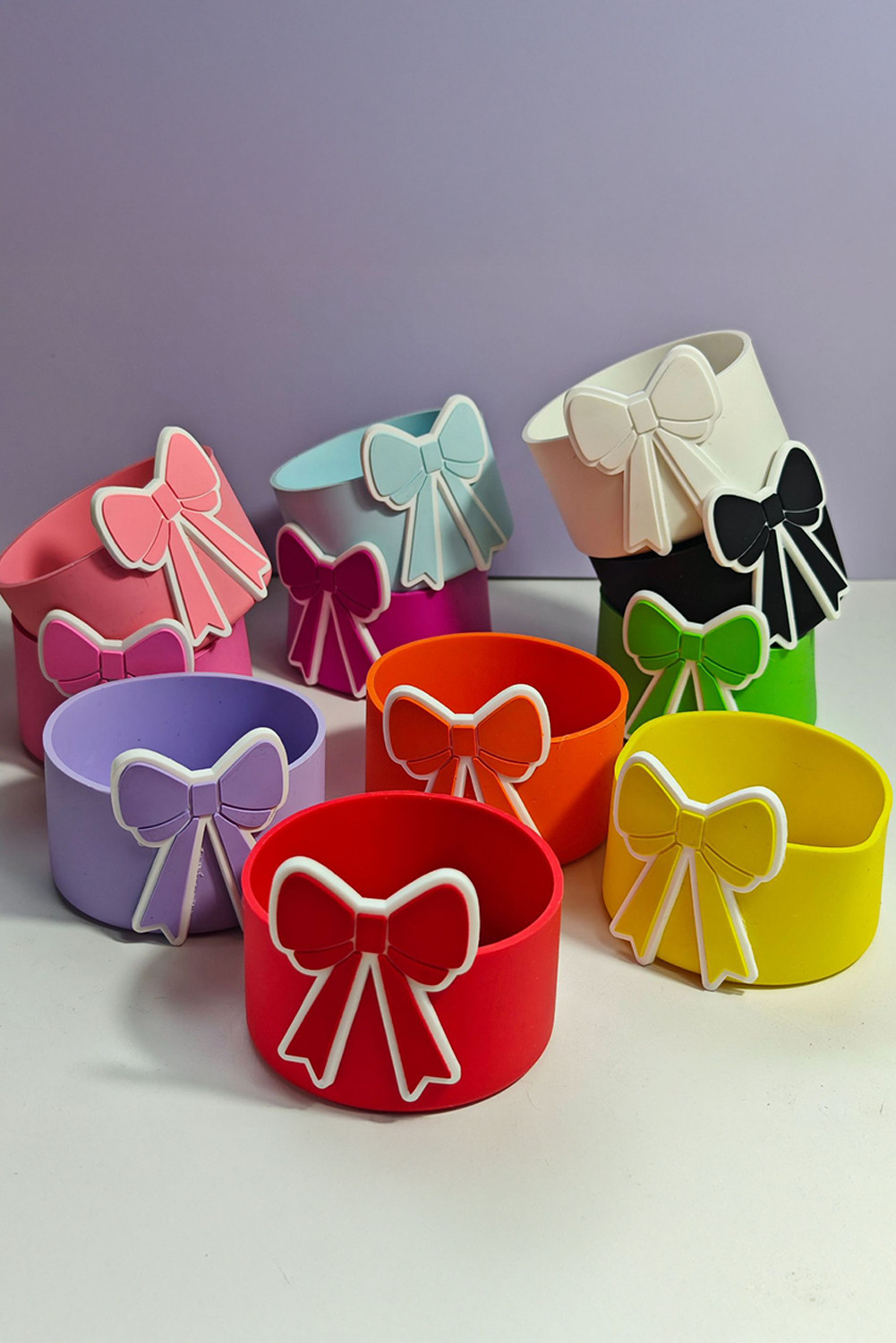 Bonbon Bow Cup Silicone Tumbler Boot