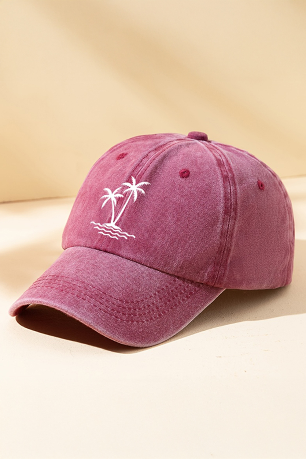 Shewin Wholesale Chic Lady Wild Ginger Coconut Tree Tropical BASEBALL CAP
