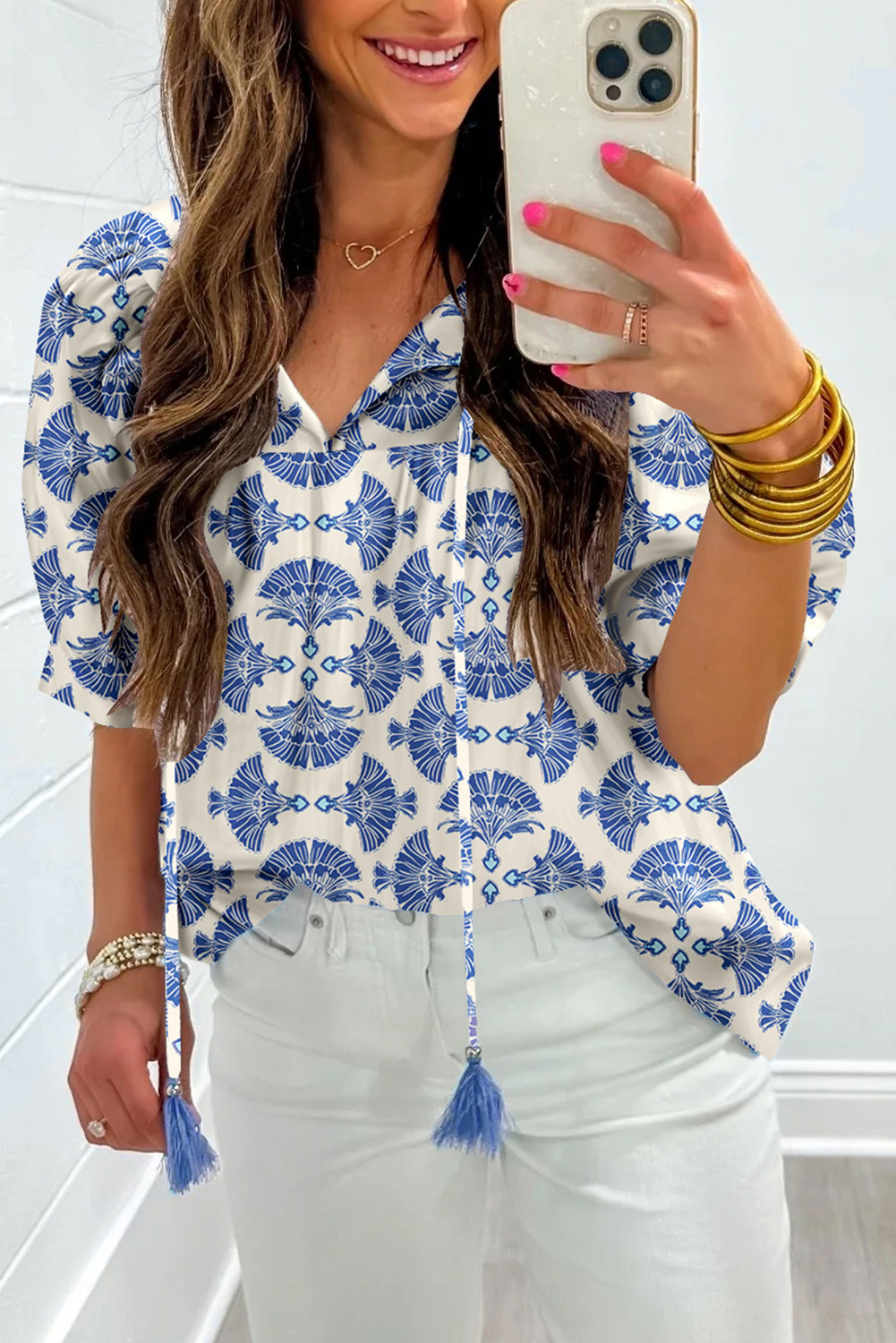 wholesale geometric blouses