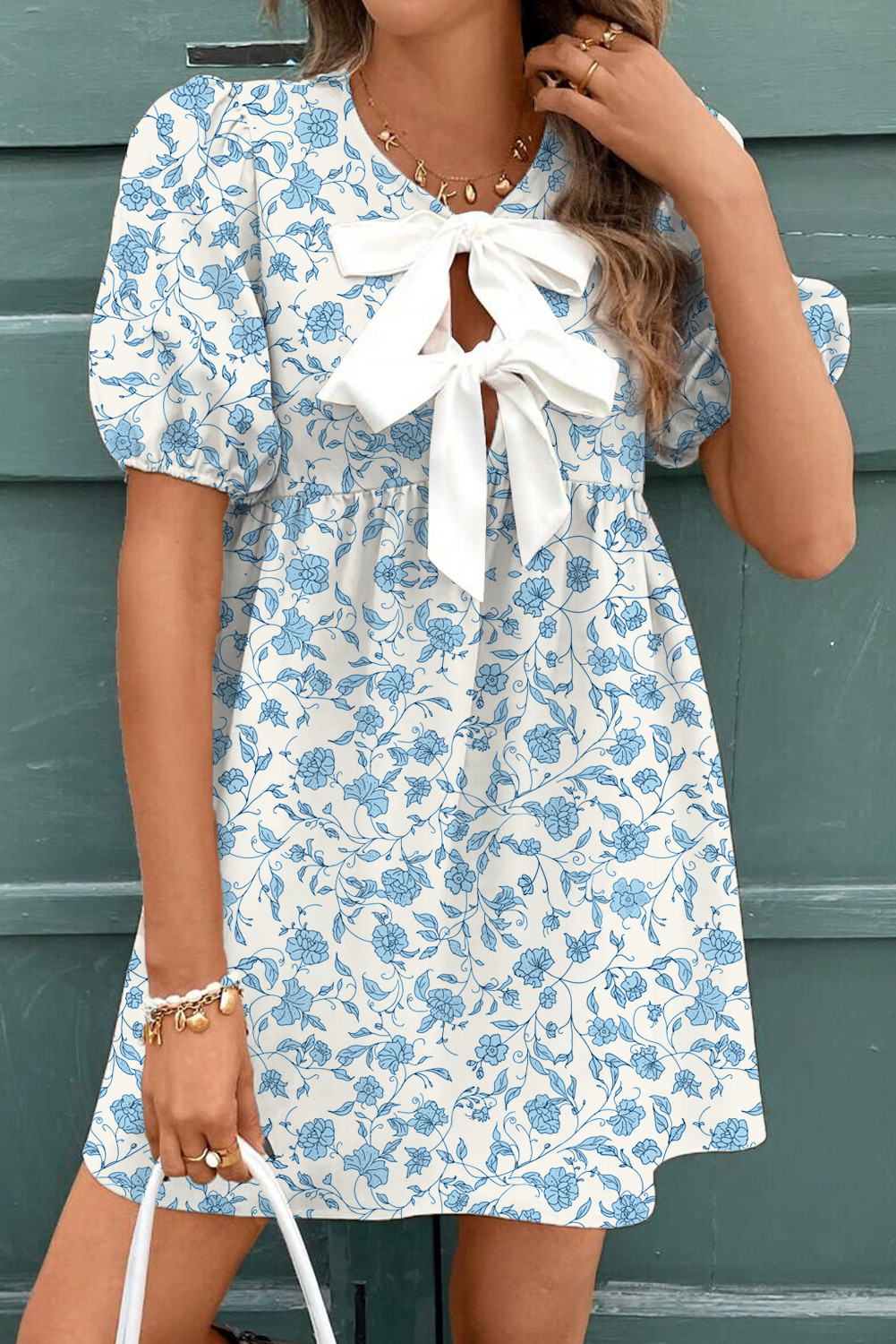 wholesale puff sleeve dresses