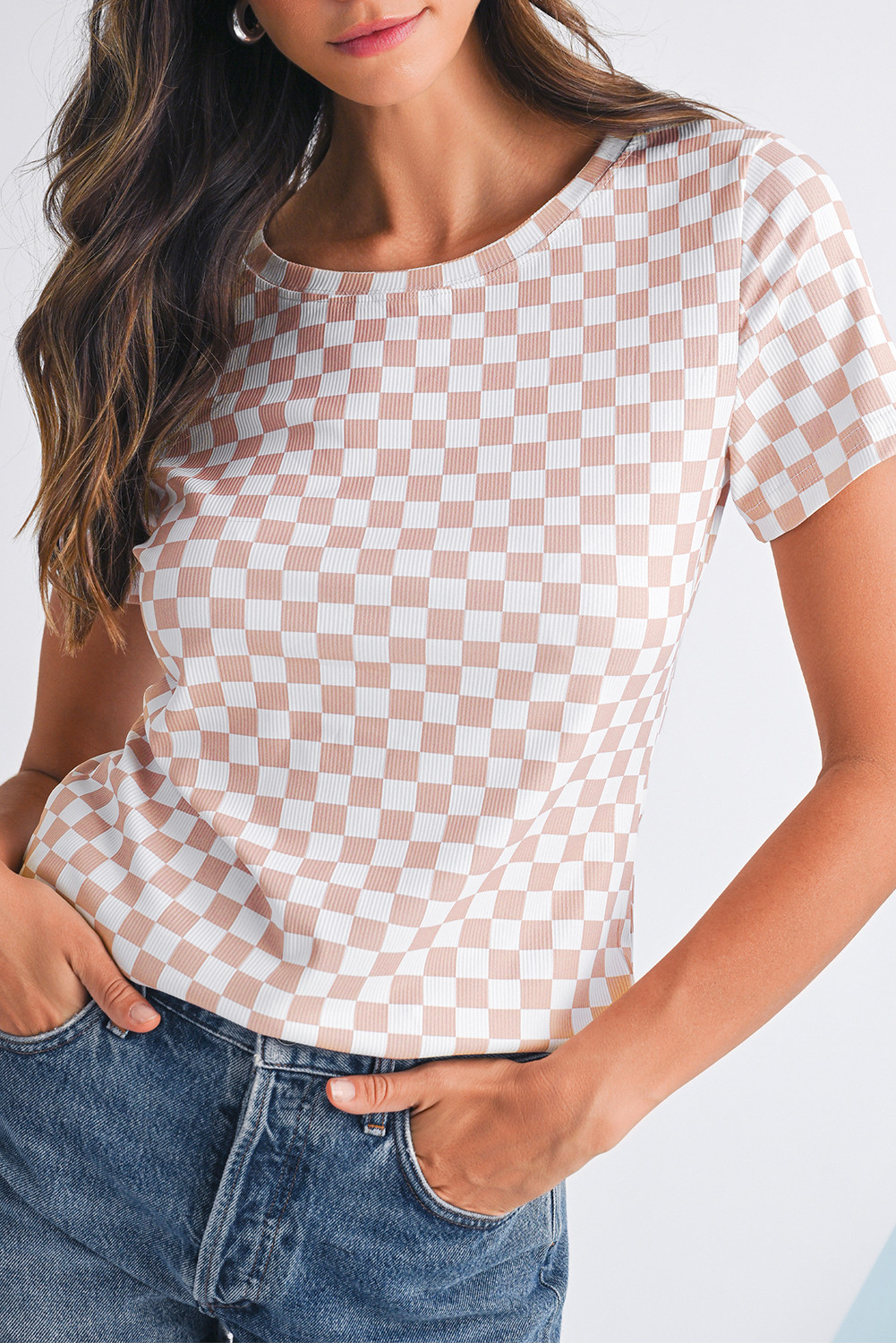 checkered t shirts bulk