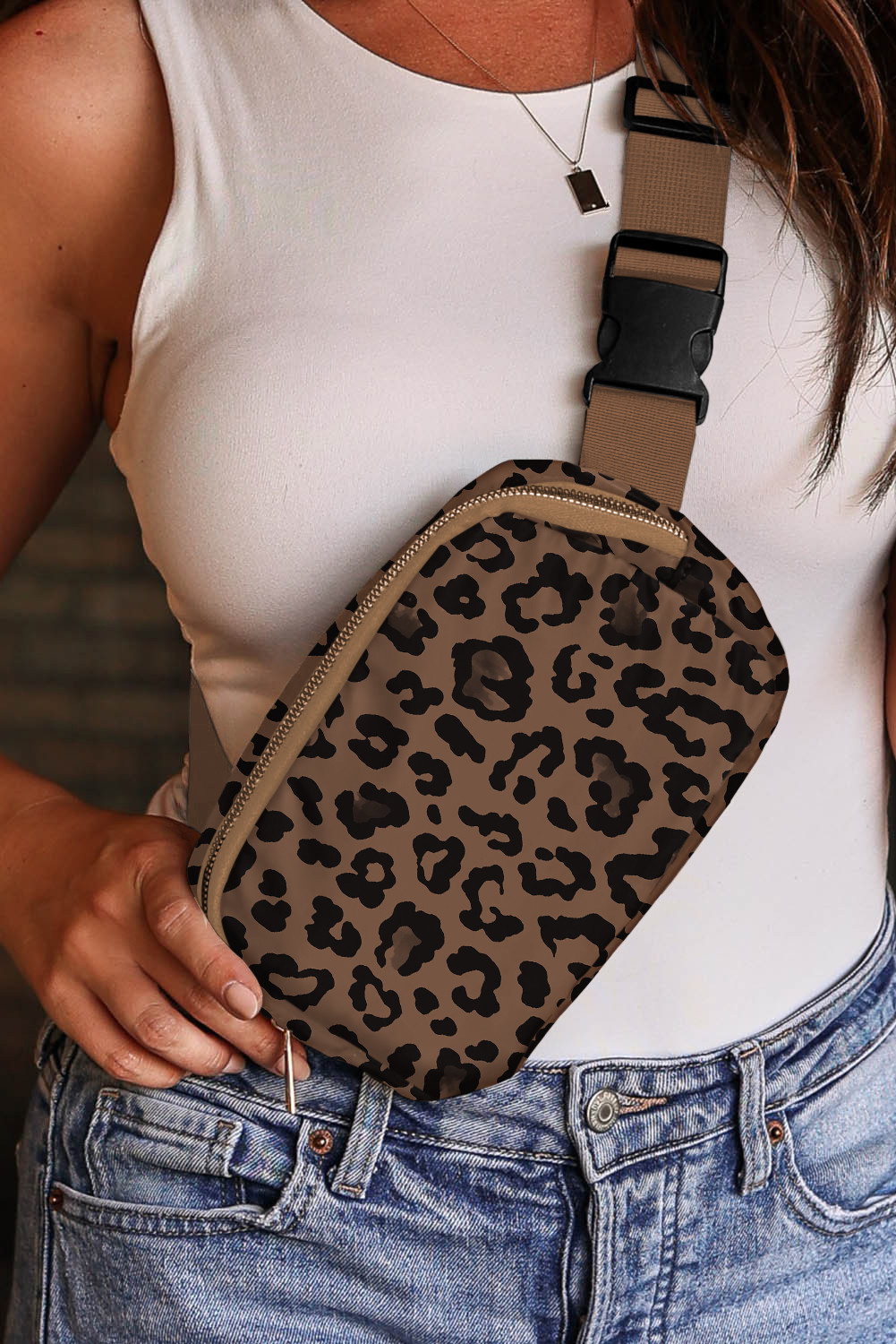 leopard crossbody bags whole sale