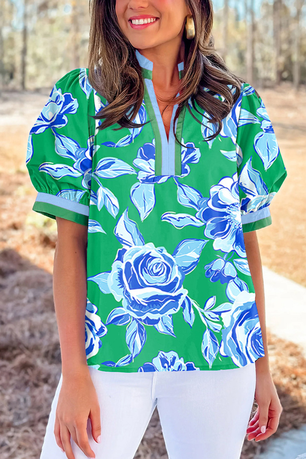 floral blouses supplier