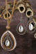Brown Western Drop Necklace and Earring Set