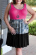 Rosy Camo Black Colorblock Casual Sleeveless Plus Size Dress