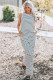 White and Black Striped Casual Pockets Sleeveless Jumpsuit