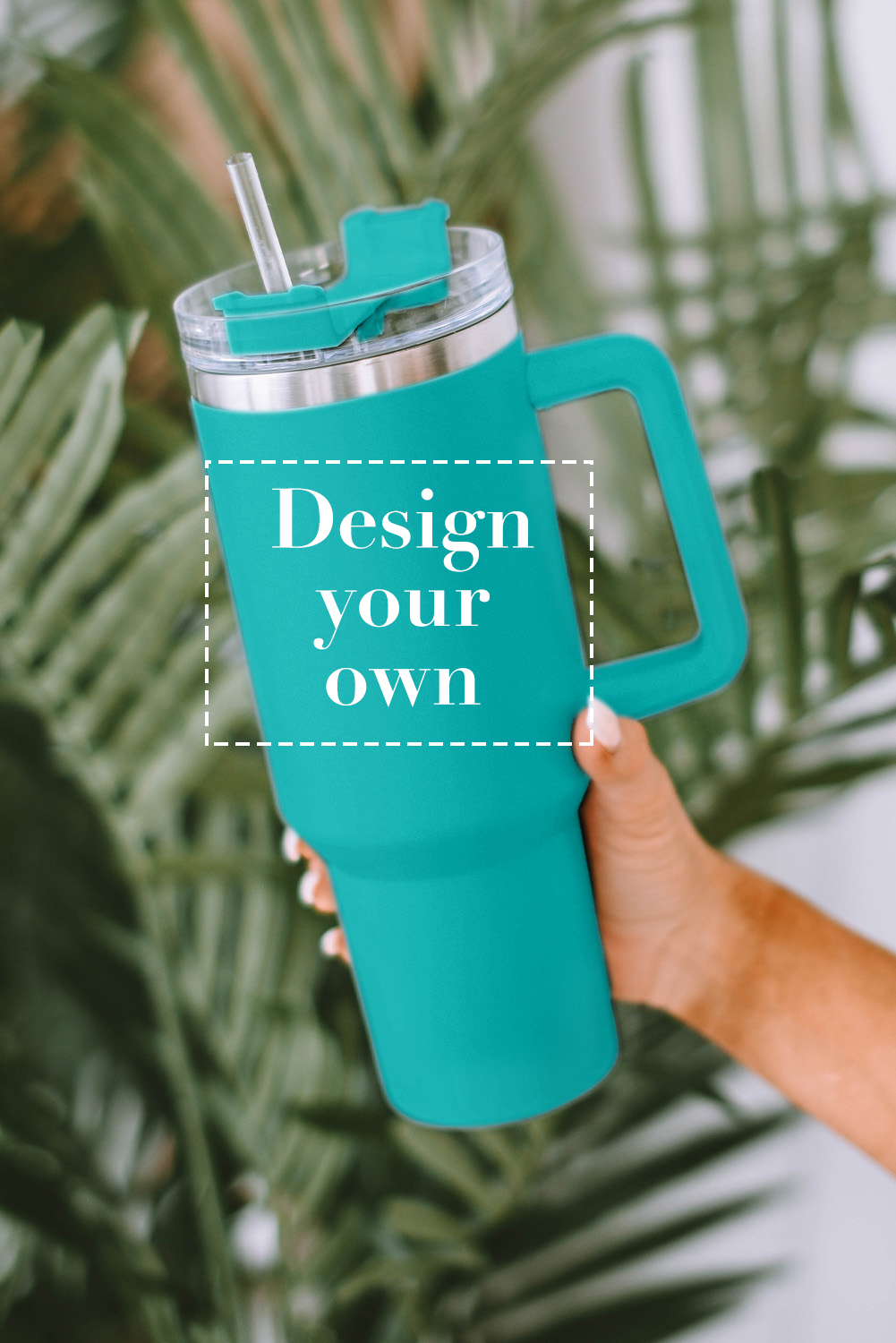 Wholesale Green 304 Stainless Steel Insulated Tumbler MUG With Straw