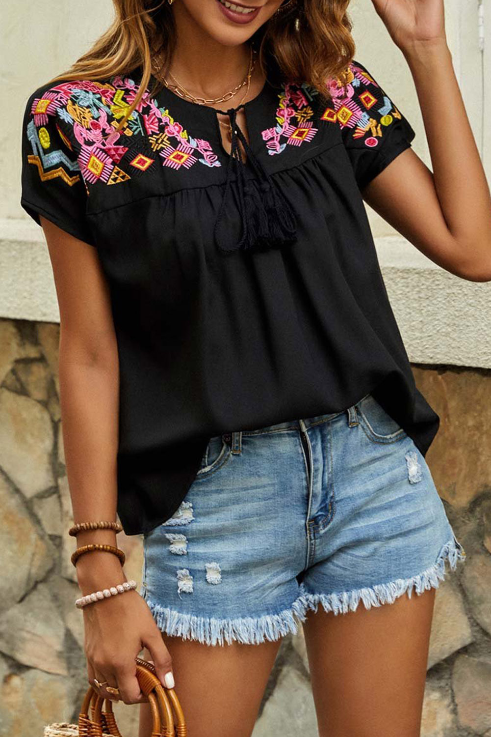 Summertime Sprinkles Boho Top