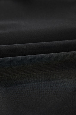 Rose Red Two-tone Colorblock Cutout One Piece Swimsuit