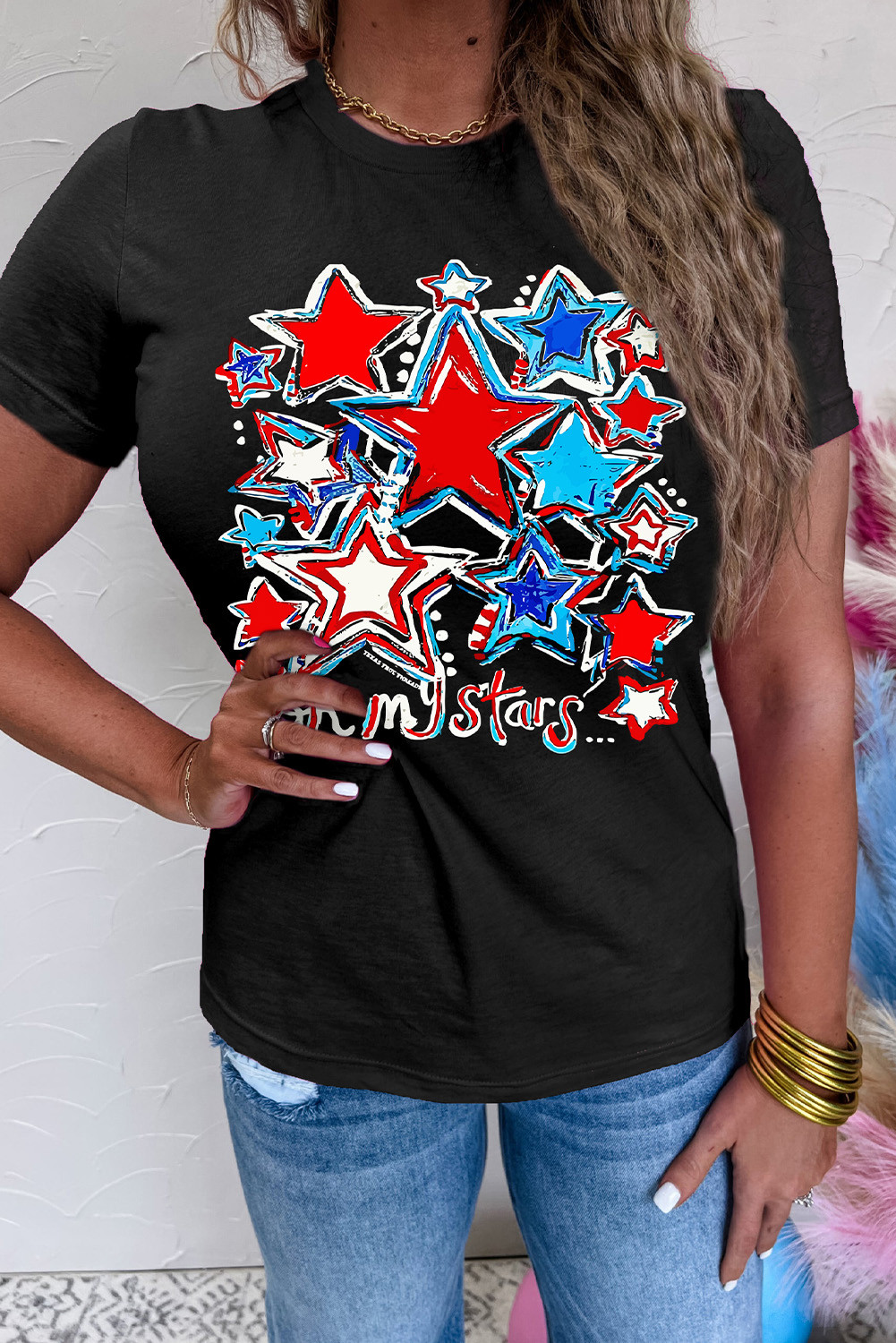 Black Flag Day oh my stars Graphic T Shirt
