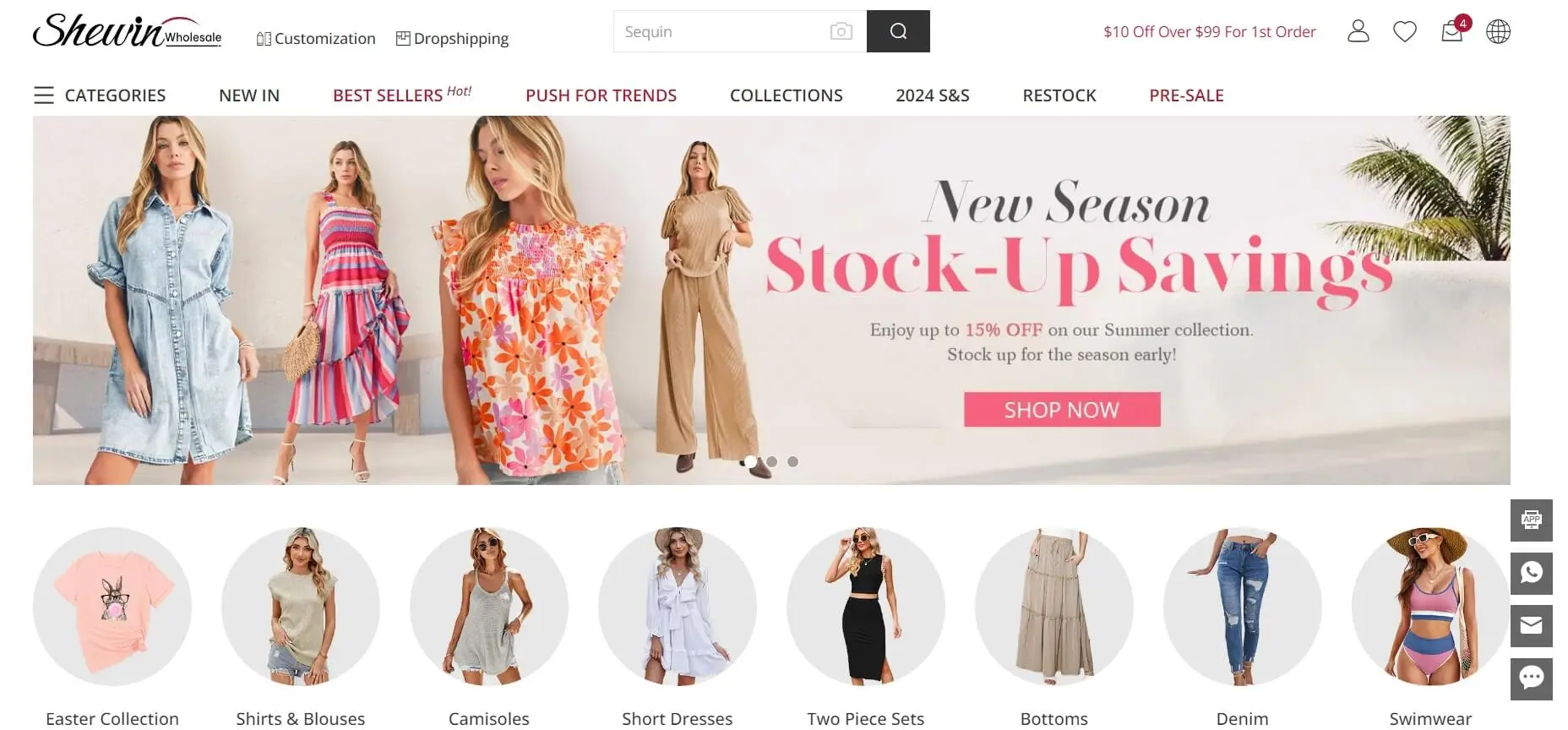 Wholesale Clothing Supplier - Shewin