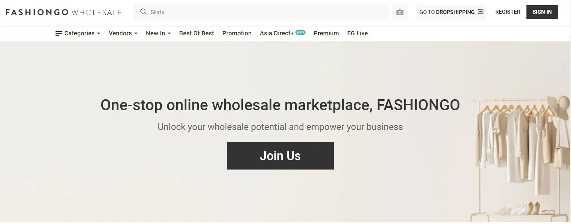 FASHIONGO - Top Wholesale Fashion Marketplace