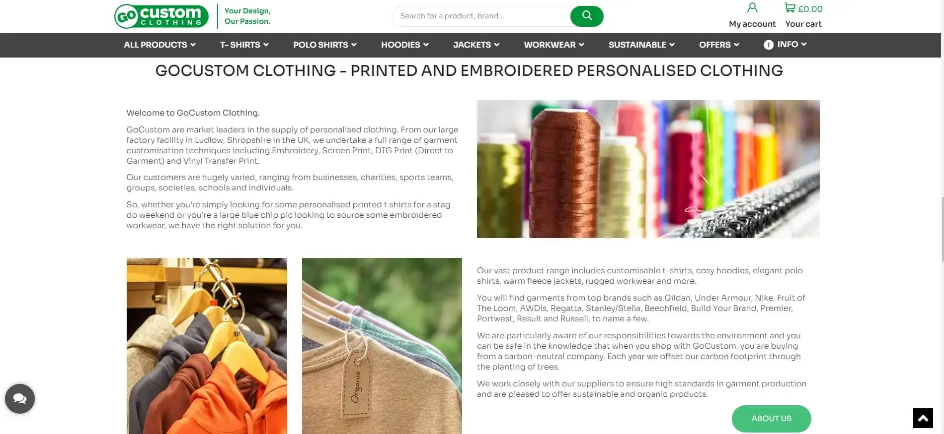 Custom Clothing Dropshipping Supplier - Go Custom Clothing