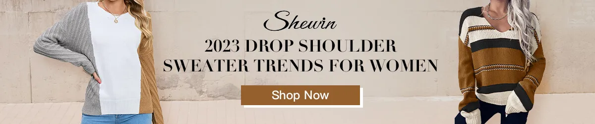 Drop Shoulder Sweater Trends