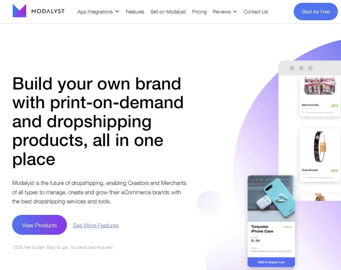CJ Dropshipping Alternative Sites - Modalyst