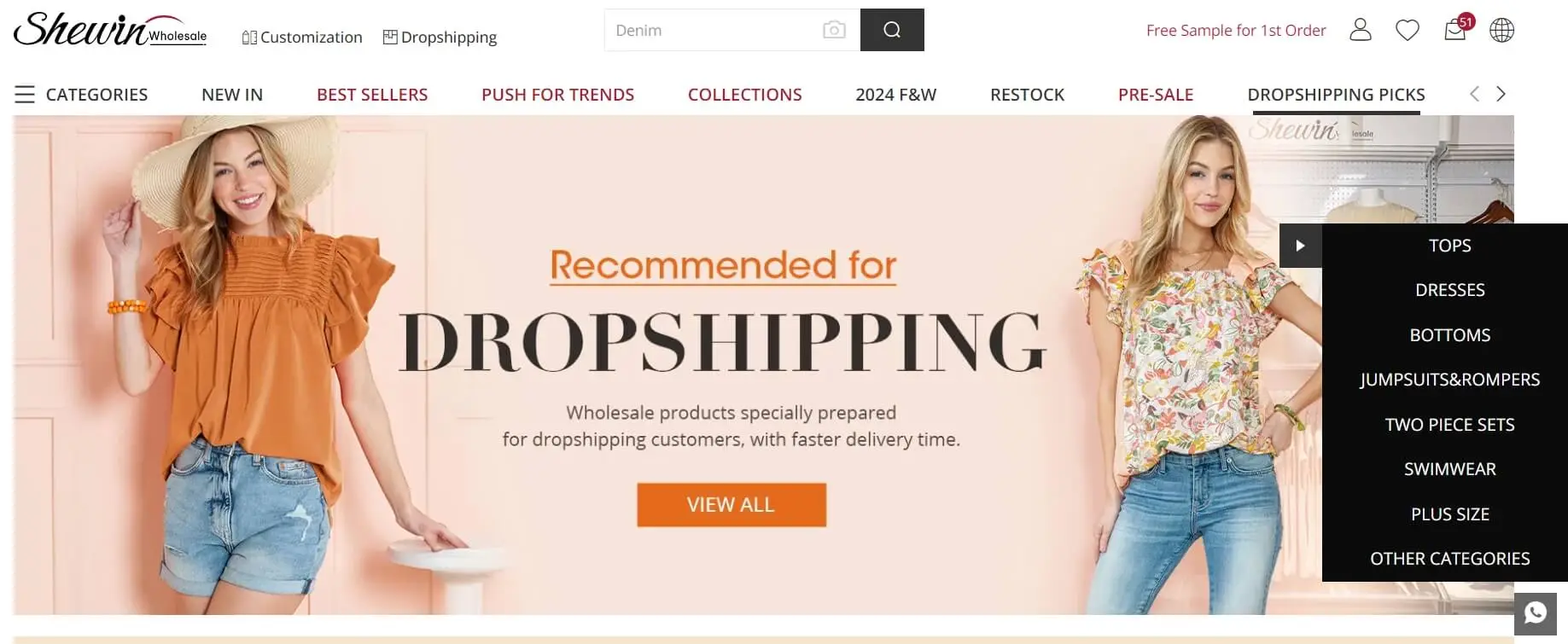 CJ Dropshipping Alternative Sites - Shewin
