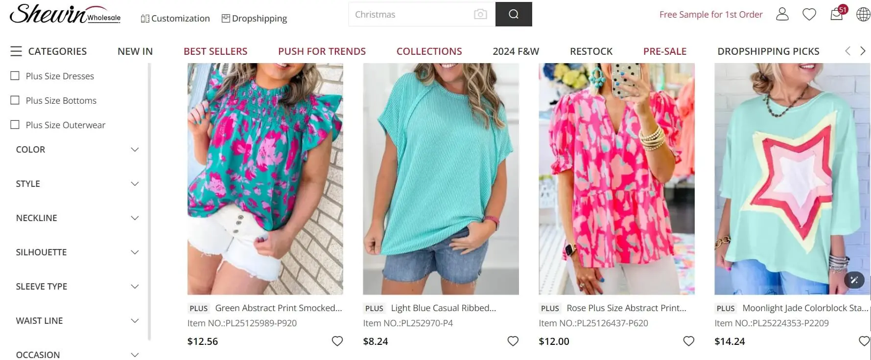 Plus Size Clothing Vendor - Shewin