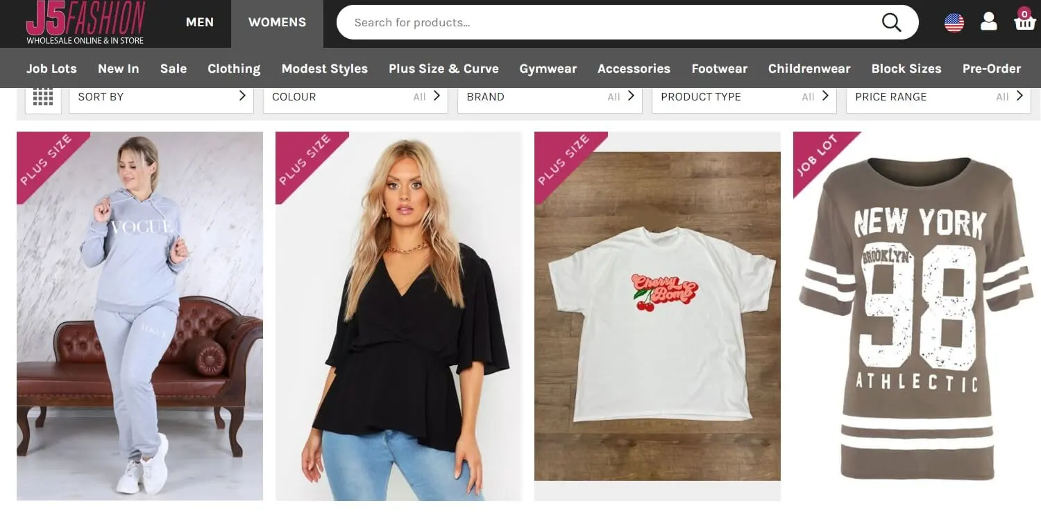 Plus Size Clothing Vendor - J5Fashion