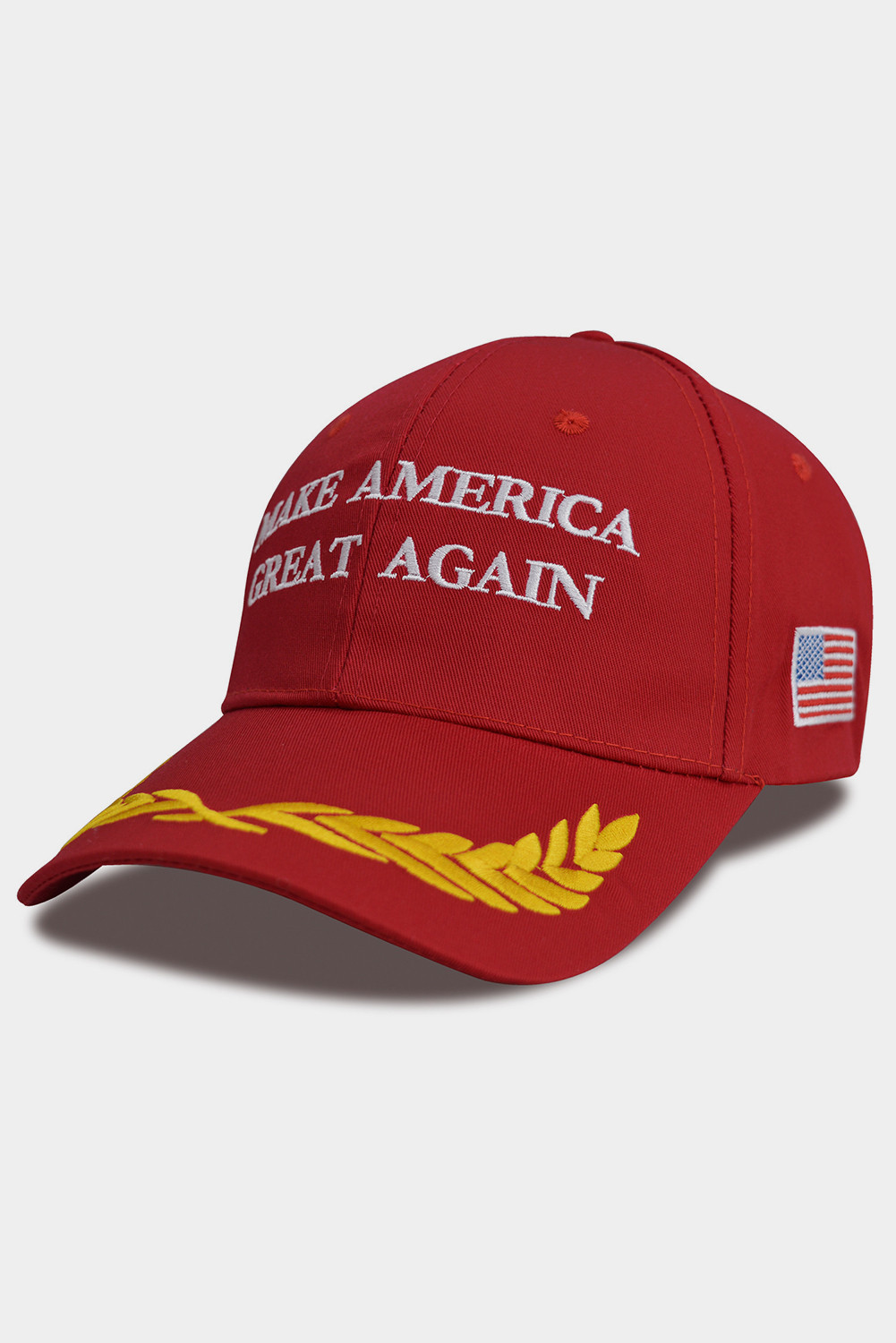 Jurassic Gold MAKE AMERICA GREAT AGAIN Flag Embroidered Baseball Hat