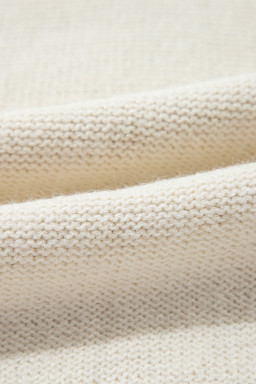 Gold Flame Colorblock Pocket Drop Shoulder Sweater