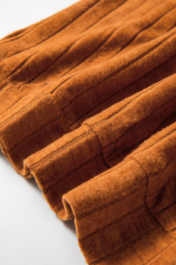 Cinnamon Floral Patchwork Raglan Sleeve Ribbed Top