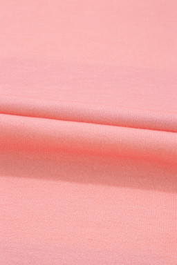 Light Blue Colorblock Drop Sleeve Round Neck Top