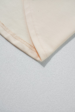 Apricot Studded Star Graphic Oversized Top