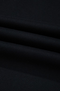 Black Rainbow Colorblock Plus Size Sweatshirt