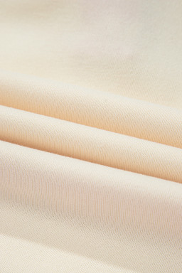 Pink Stripe Colorblock Collared French Terry Top