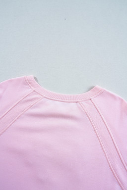 Pink Tinsel Hugs and Kisses Raglan Sleeve Sweatshirt