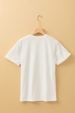 White Christmas Tree Bowknot Print Graphic T Shirt