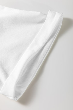 White Heat-transfer Printed THANKFUL Letter Graphic T Shirt