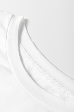 White Heat-transfer Printed THANKFUL Letter Graphic T Shirt