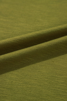 Fern Green Floral Mesh Patchwork Sleeve Crewneck Top