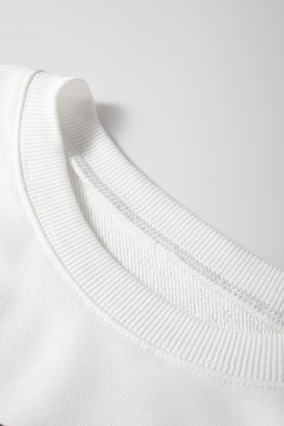 Beige JESUS CHRIST PUMPKIN SPICE Graphic Drop Shoulder Sweatshirt