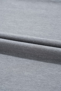 Gray Easter Egg HAPPY Chenille Letter Graphic T Shirt