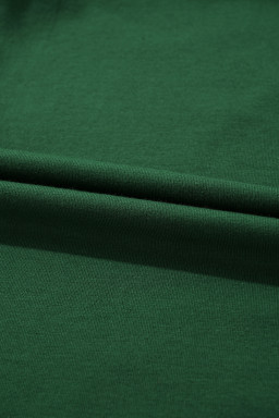 Green Christmas Candy Cane Round Neck T Shirt