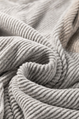 Jet Stream Contrast Ribbed Loose Fit Henley Top