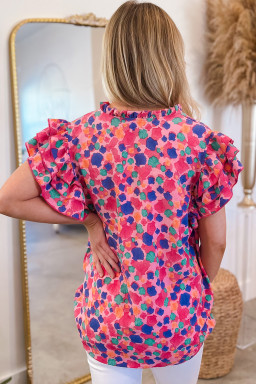 whole sale boho abstract blouses