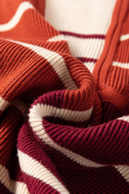 Brown Stripe Color Block Short Sleeve Quarter Zip Mini Dress