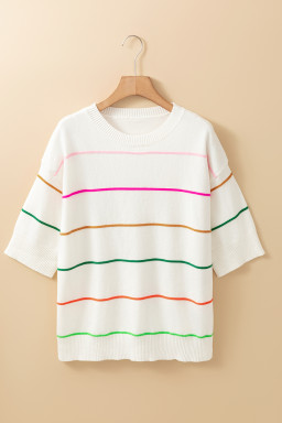 whole sale striped knit tops